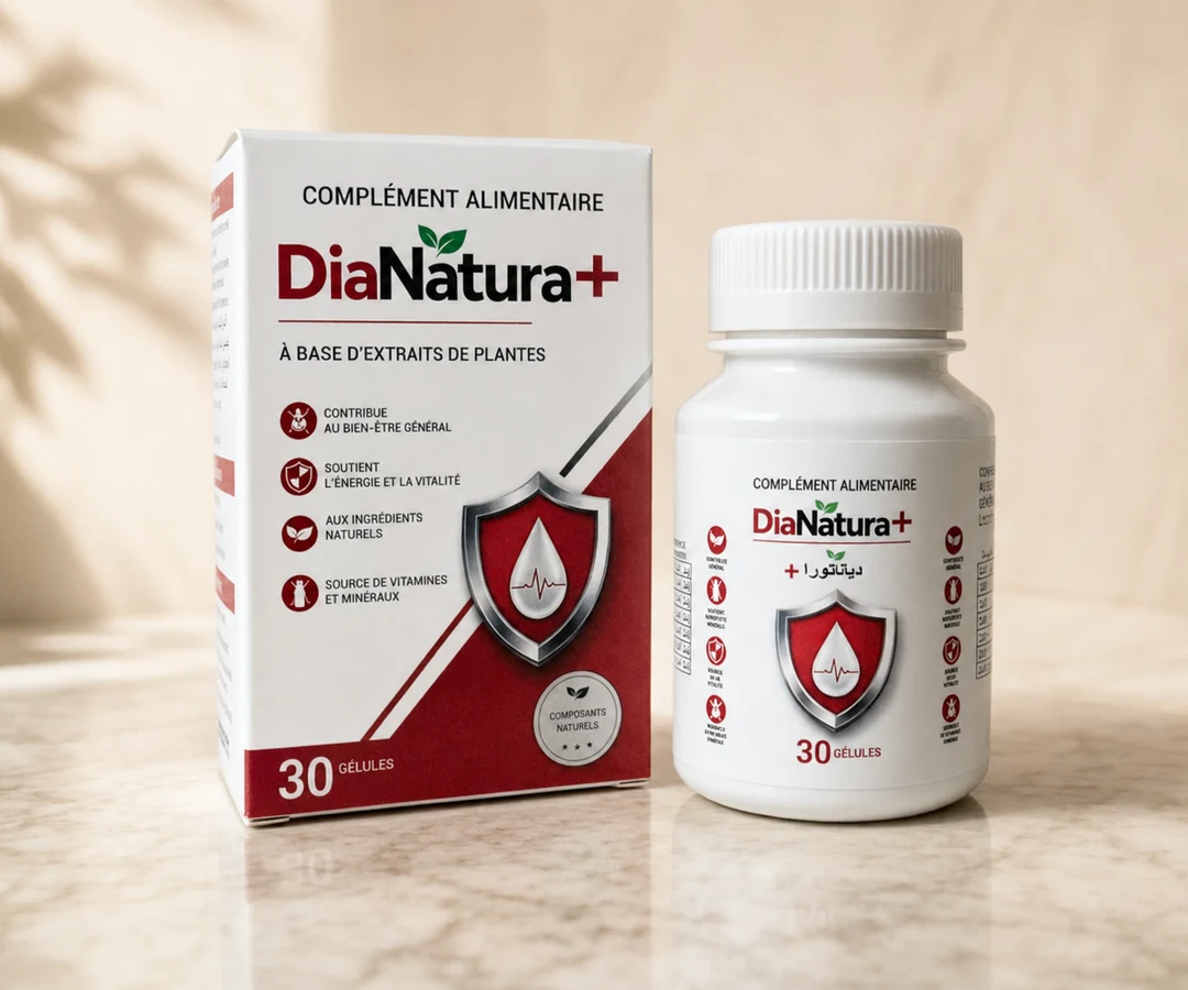 علبة وقارورة DiaNatura+، 30 كبسولة